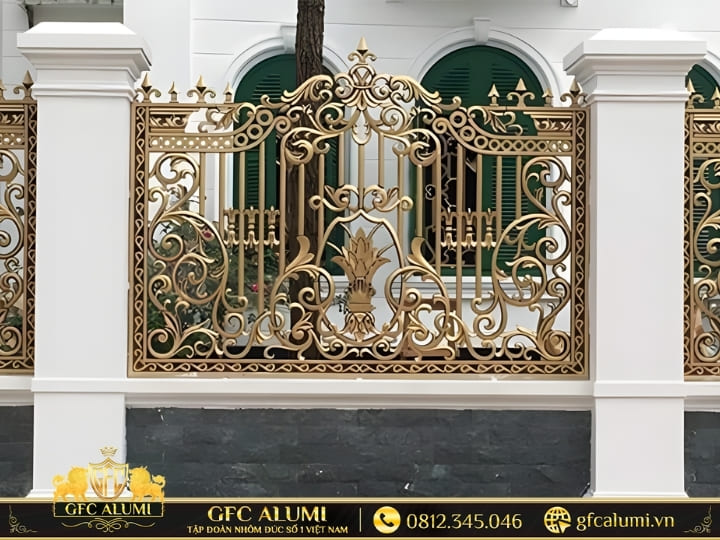 Tùy vào sở thích mà bạn có thể lựa chọn phong cách hàng rào đúc