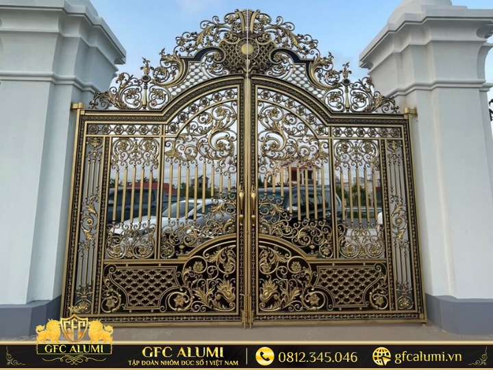 Cổng nhôm đúc Phú Thọ 9