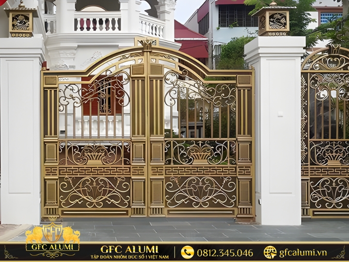 Cổng nhôm đúc Phú Thọ 11