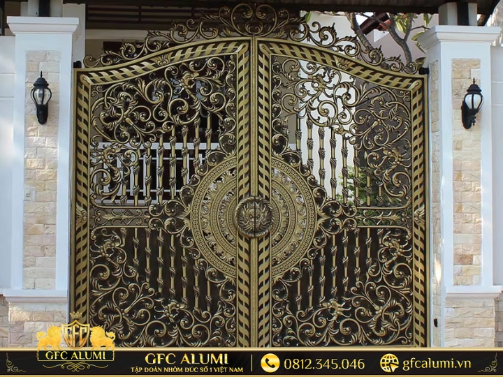 Cổng nhôm đúc Phú Thọ 15