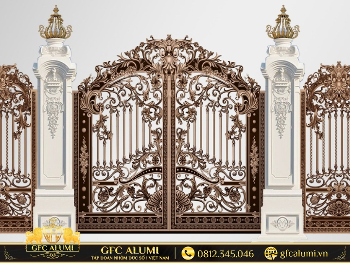 Cổng nhôm đúc Phú Thọ 17