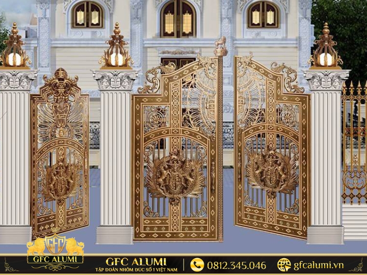 Cổng nhôm đúc Phú Thọ 19