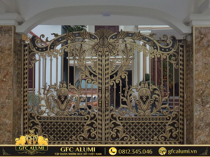 Cổng nhôm đúc Phú Thọ 24