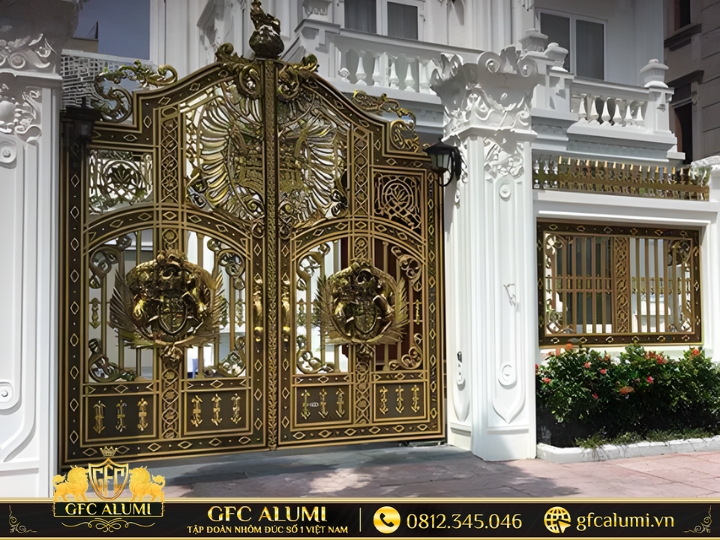 Cổng nhôm đúc Phú Thọ 25