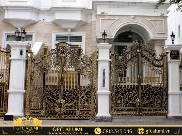 Cổng nhôm đúc Phú Thọ 26