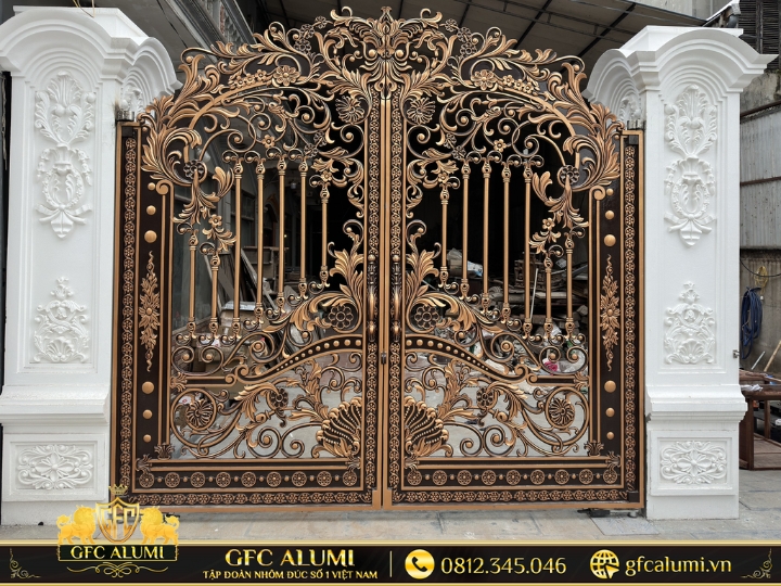 Cổng nhôm đúc Phú Thọ 27