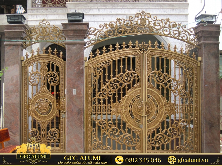 Cổng nhôm đúc Phú Thọ 29