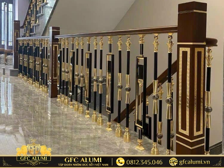 Mẫu tay vịn đơn giản, tinh gọn cho không gian nhỏ