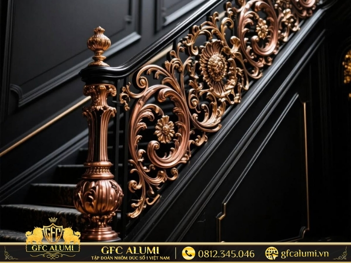 Tay vịn cầu thang 3D mang đến sự sang trọng