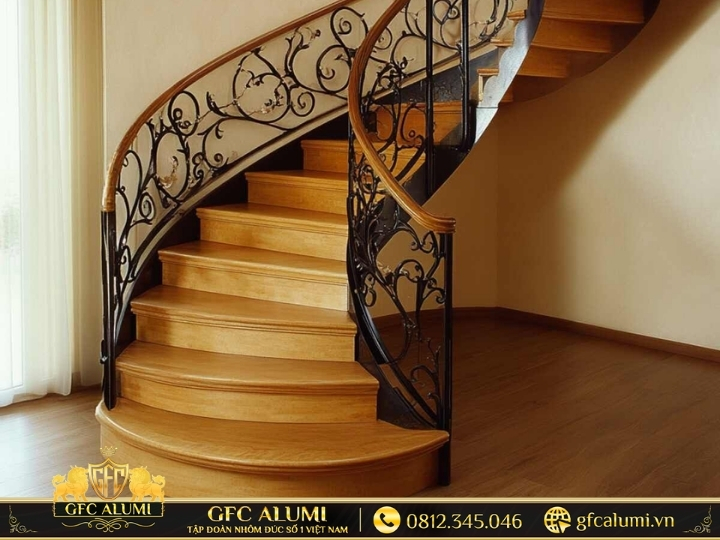 Nhôm đúc xoắn ốc chắc chắn và hài hòa