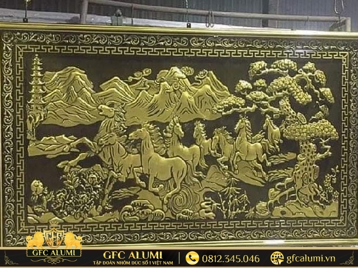 Tranh ngựa phong thủy phát đạt, tài lộc