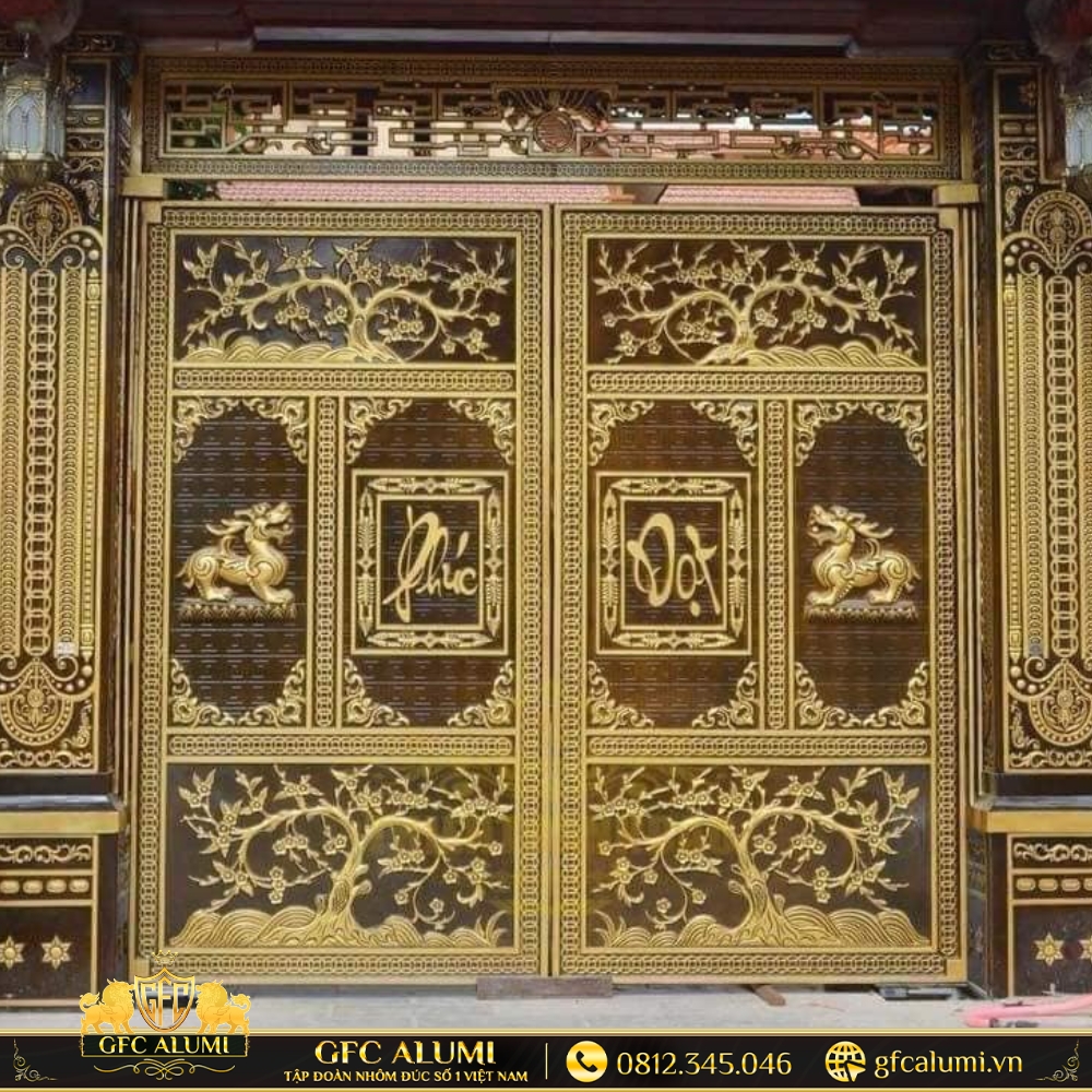 Cổng nhôm đúc CND-32