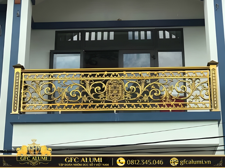 Kích thước lan can cầu thang đúng chuẩn theo quy định thường từ 85 - 1100mm