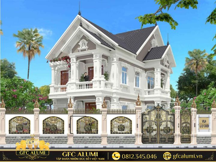 Tường rào đạt chuẩn giúp tăng cường an ninh, giữ riêng tư và tạo điểm nhấn kiến trúc
