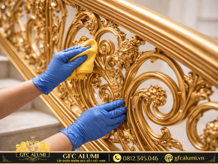 Các bước vệ sinh cầu thang chi tiết